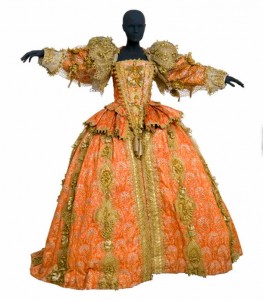 Costume for Elizabeth I in Benjamin Britten’s opera 'Gloriana', designed by Alix Stone